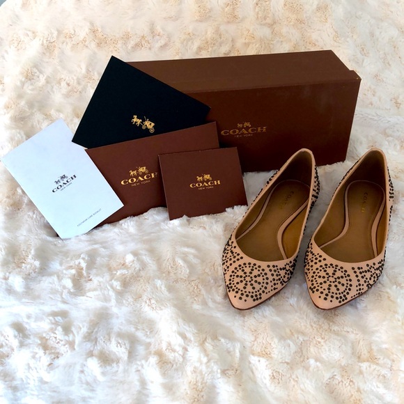 Coach Studded Flats - Picture 2 of 2